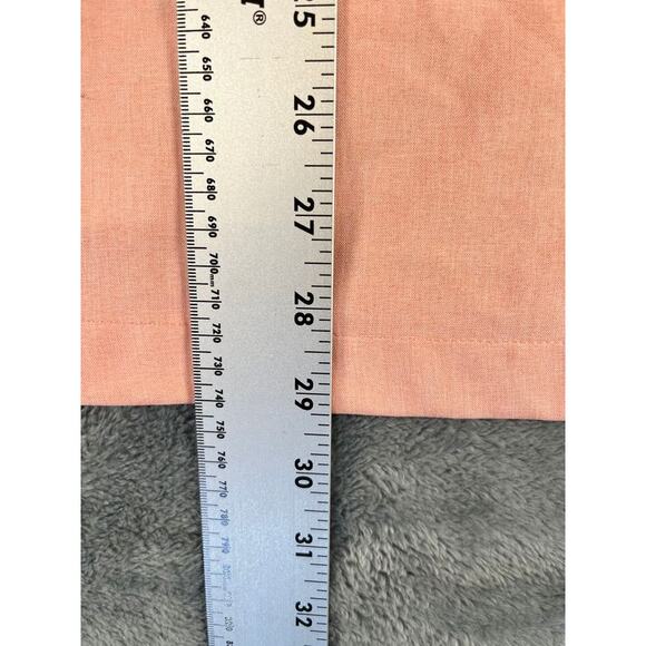 Men's Havanera Co. XL Peach/Coral Short Sleeve Button Up Shirt Excellent Cond - Picture 8 of 9